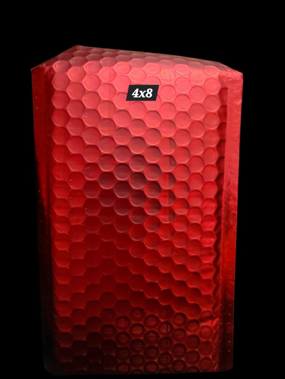 20ct. 5x7/4x8 Holographic Silver and Red Bubble Mailer Mix ✨️PRICE FIRM✨️ - Picture 5 of 5